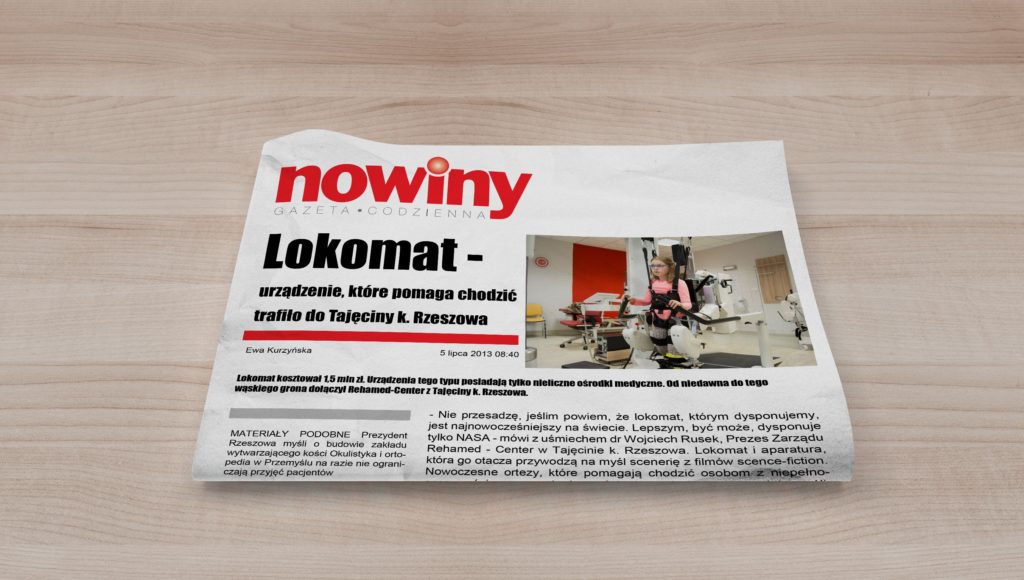 Lokomat jest już w Rehamed-Center